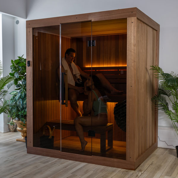 Leisurecraft CT Element Loft Indoor Sauna – 2–3 Person (54″ x 74″)