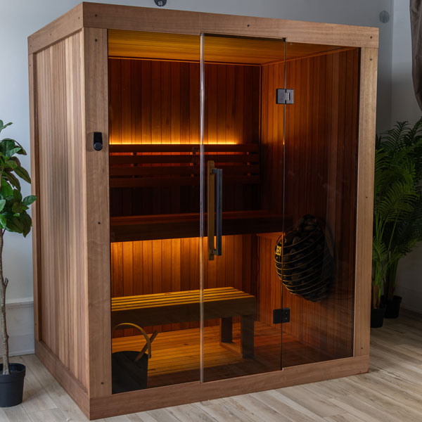 Leisurecraft CT Element Loft Indoor Sauna – 2–3 Person (54″ x 74″)