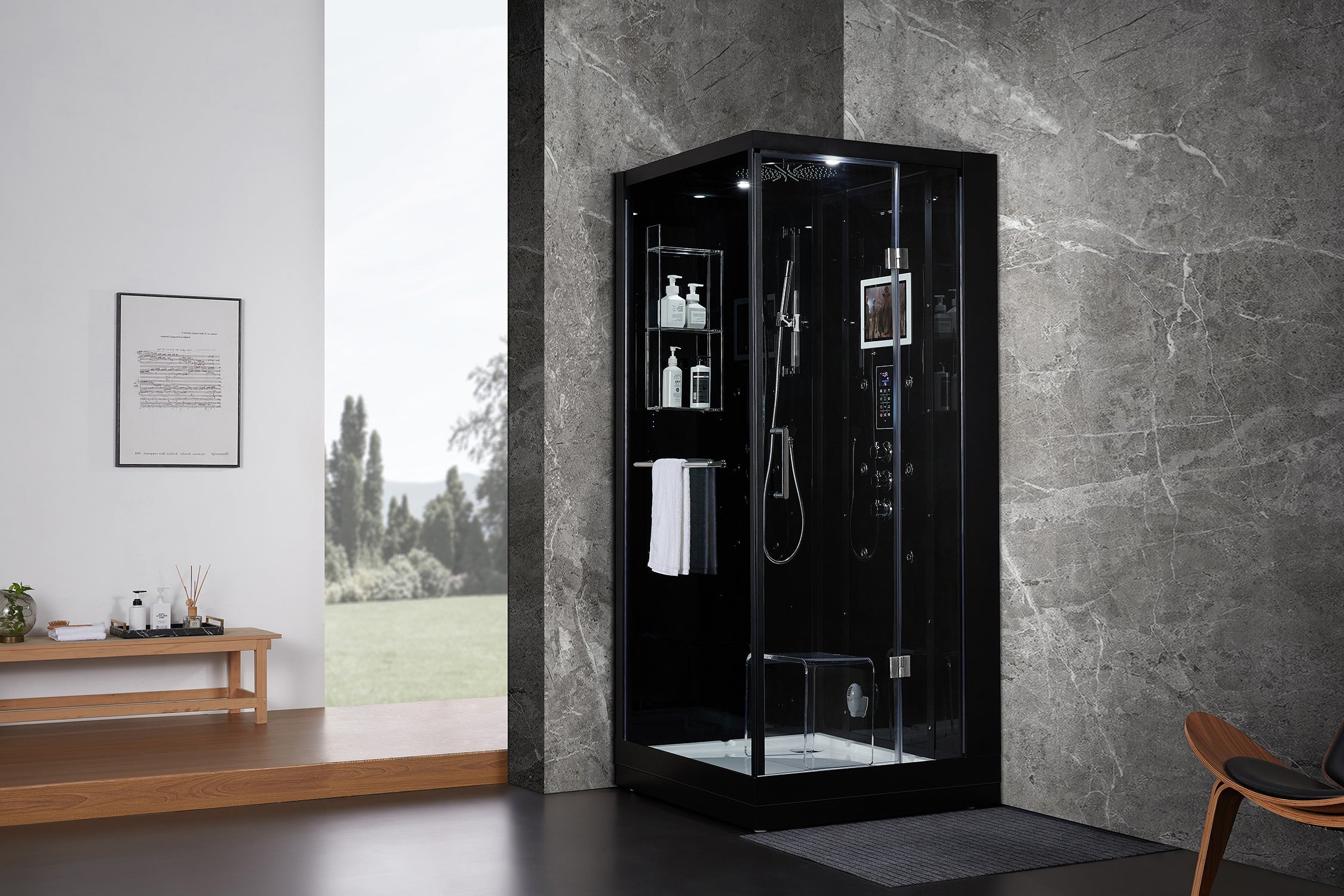 Maya Bath Platinum Arezzo Compact Steam Shower