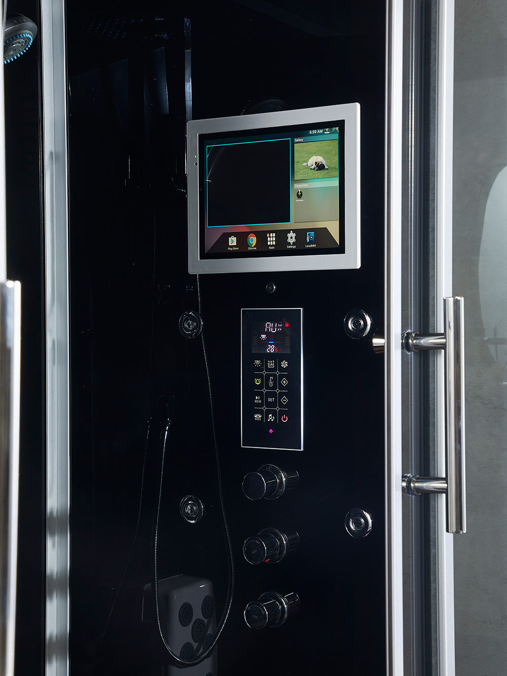 Maya Bath Platinum Catania Steam Shower with Whirlpool Tub & Smart TV