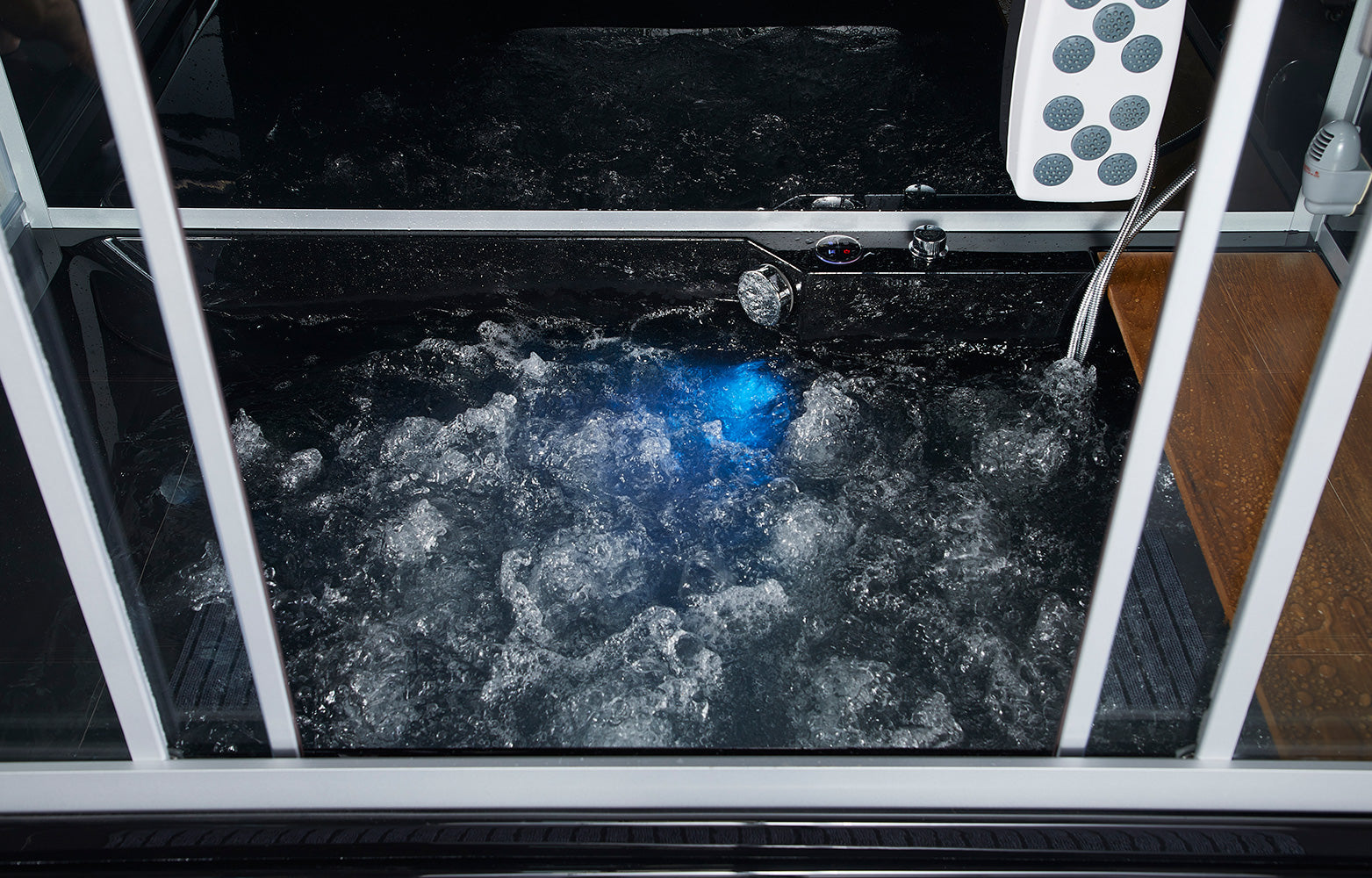 Maya Bath Platinum Catania Steam Shower with Whirlpool Tub & Smart TV