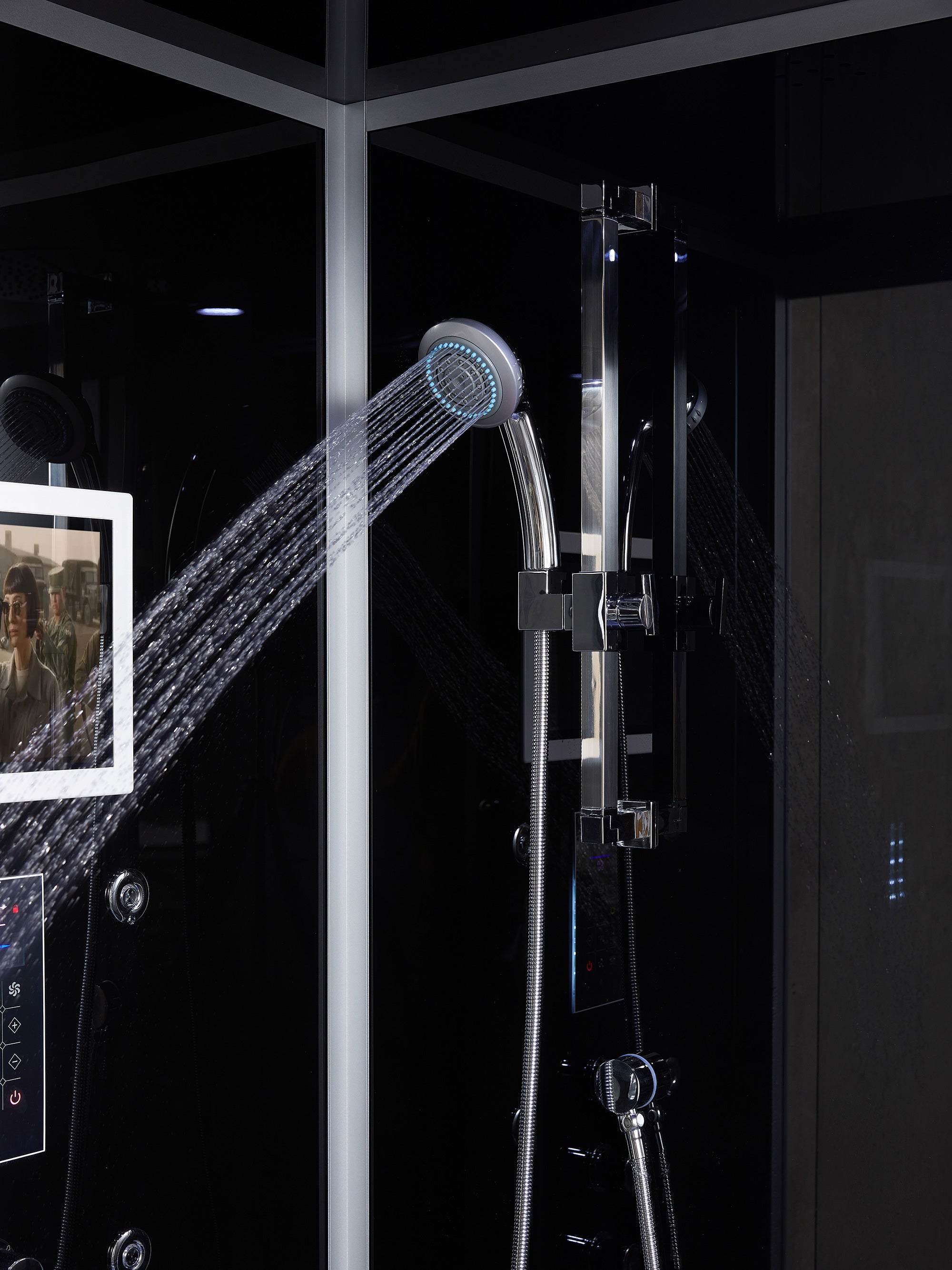 Maya Bath Platinum Catania Steam Shower with Whirlpool Tub & Smart TV