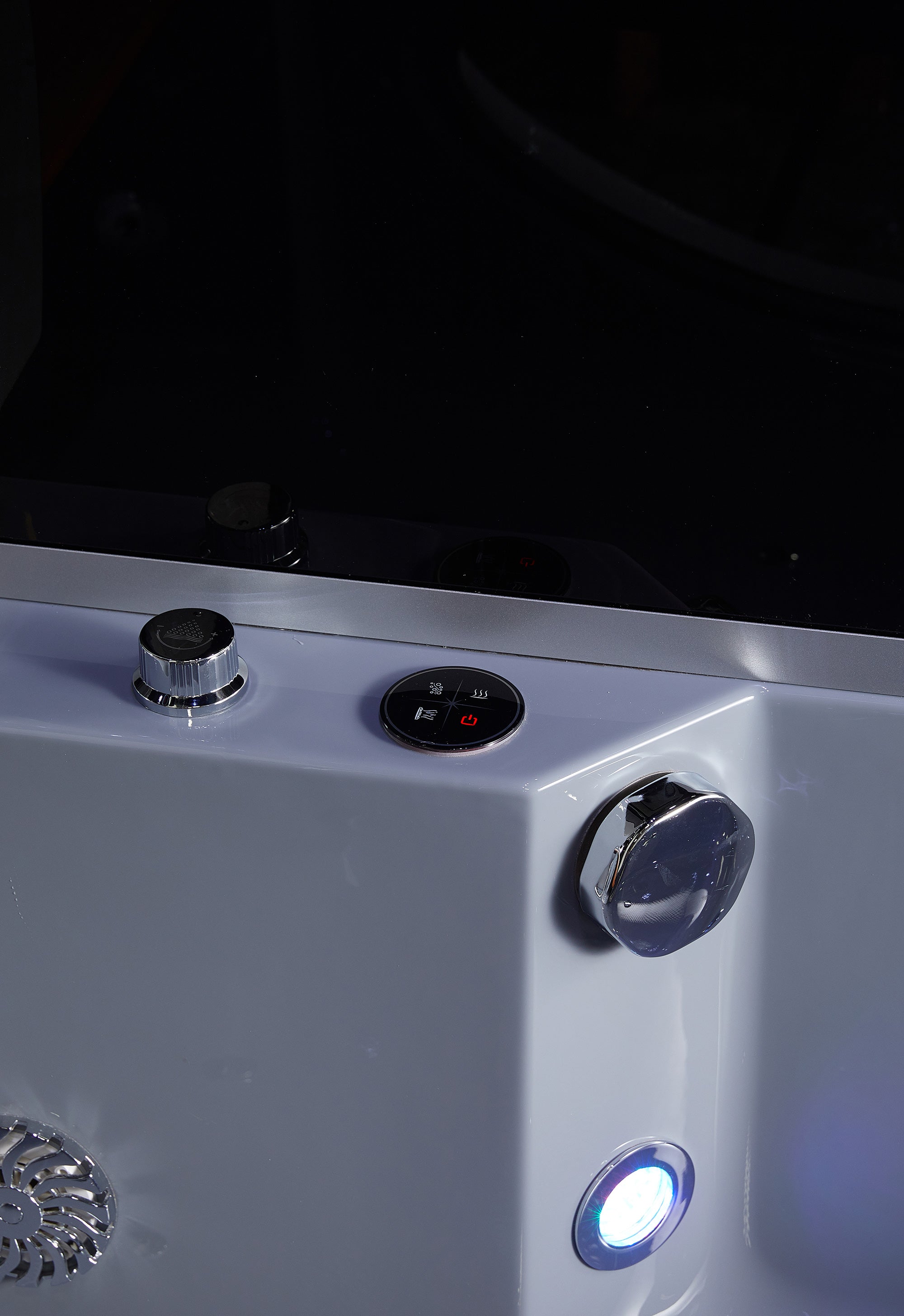 Maya Bath Platinum Catania Steam Shower with Whirlpool Tub & Smart TV