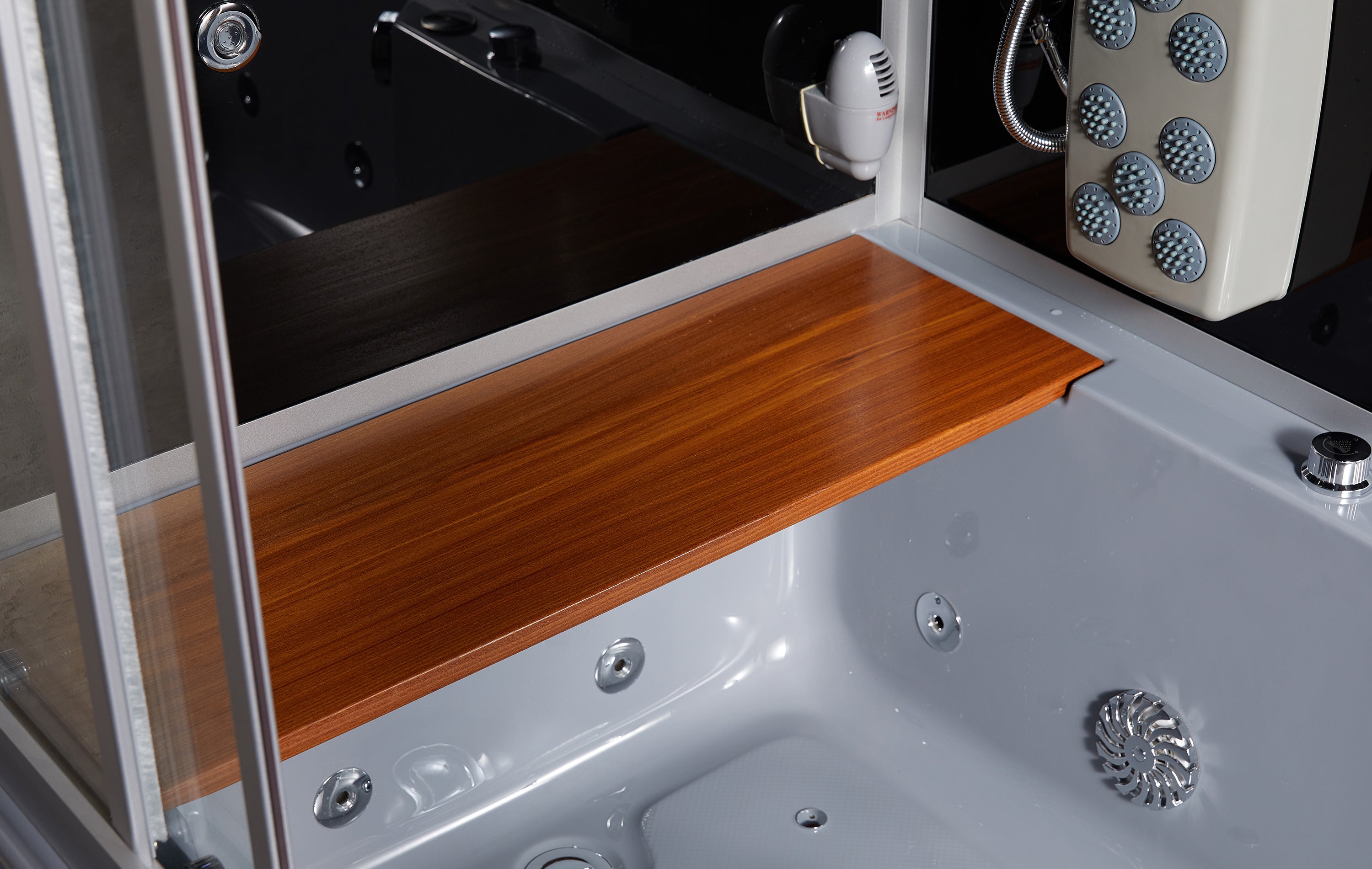 Maya Bath Platinum Catania Steam Shower with Whirlpool Tub & Smart TV
