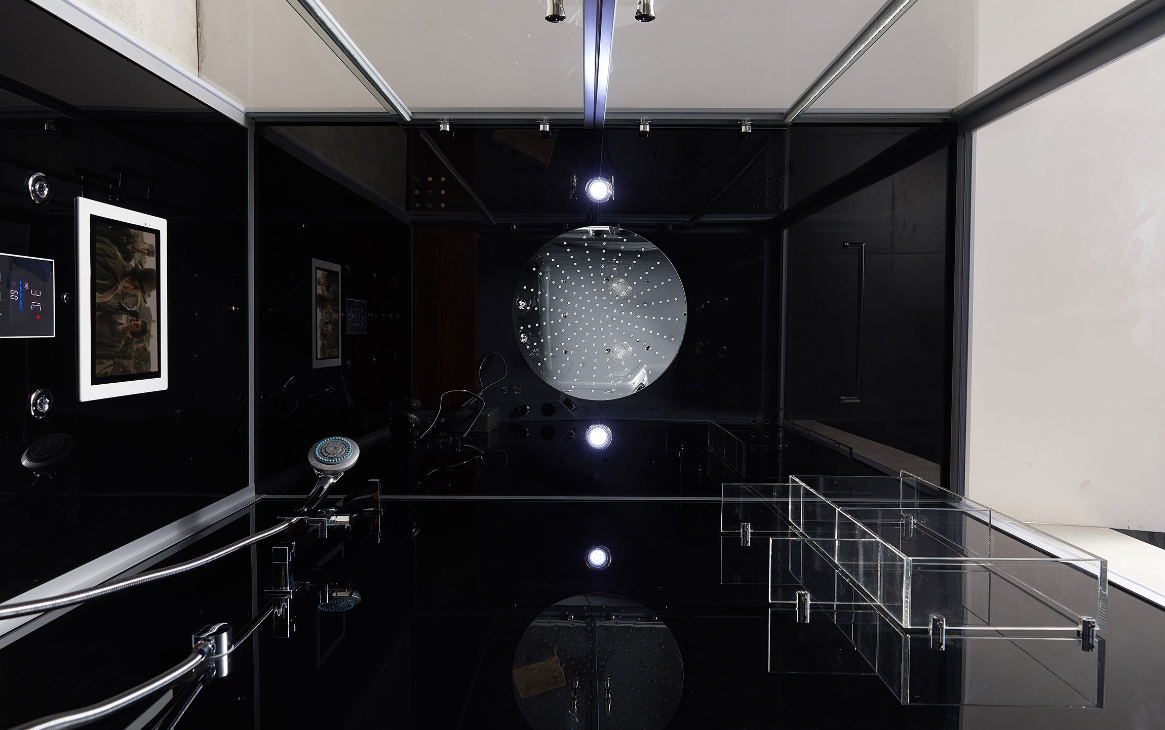 Maya Bath Platinum Catania Steam Shower with Whirlpool Tub & Smart TV