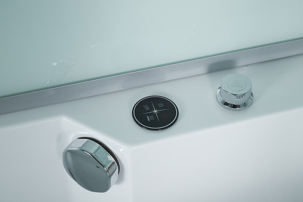 Maya Bath Platinum Catania Steam Shower with Whirlpool Tub & Smart TV