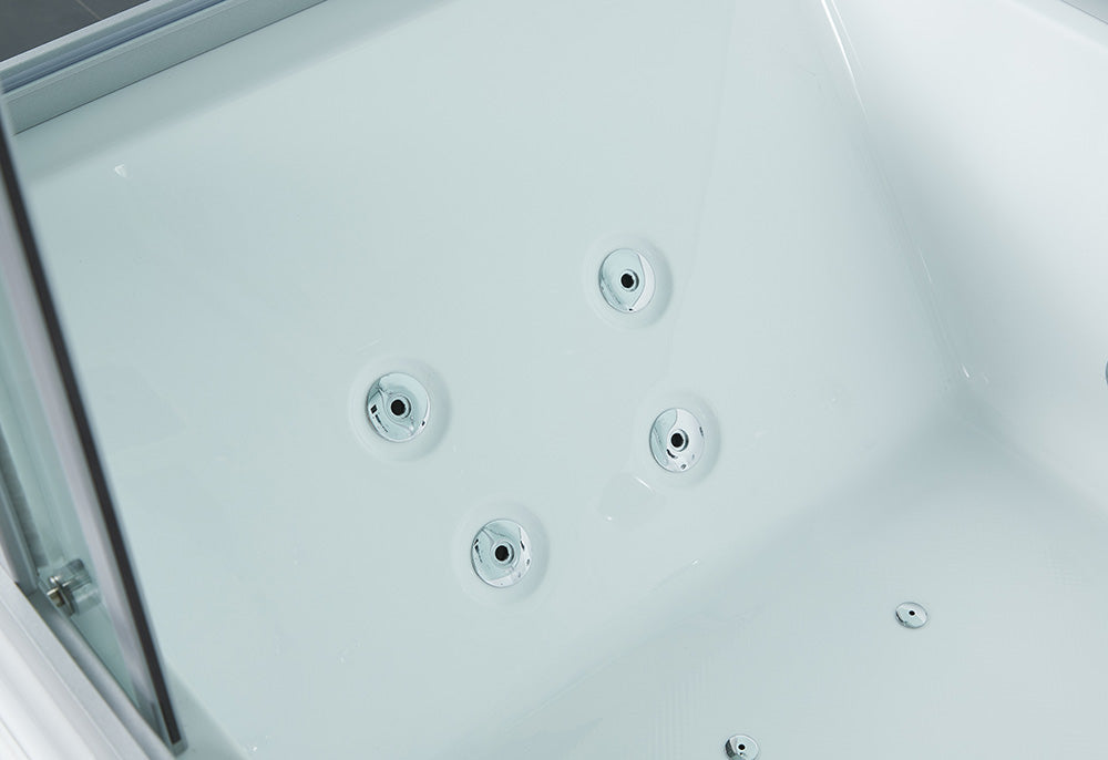 Maya Bath Platinum Catania Steam Shower with Whirlpool Tub & Smart TV