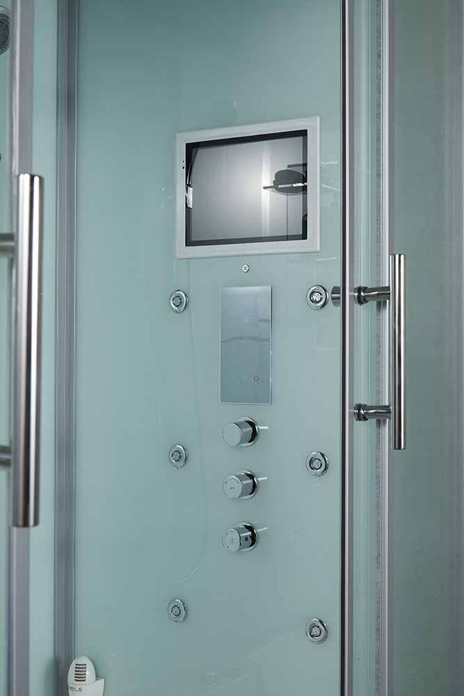 Maya Bath Platinum Catania Steam Shower with Whirlpool Tub & Smart TV