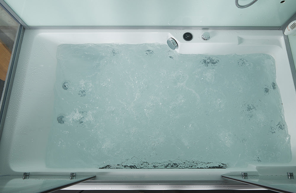 Maya Bath Platinum Catania Steam Shower with Whirlpool Tub & Smart TV