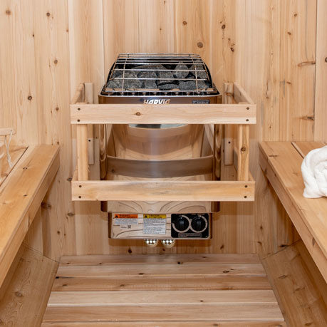 Leisurecraft CT Georgian Outdoor Cabin Sauna – 6 Person – No Changeroom