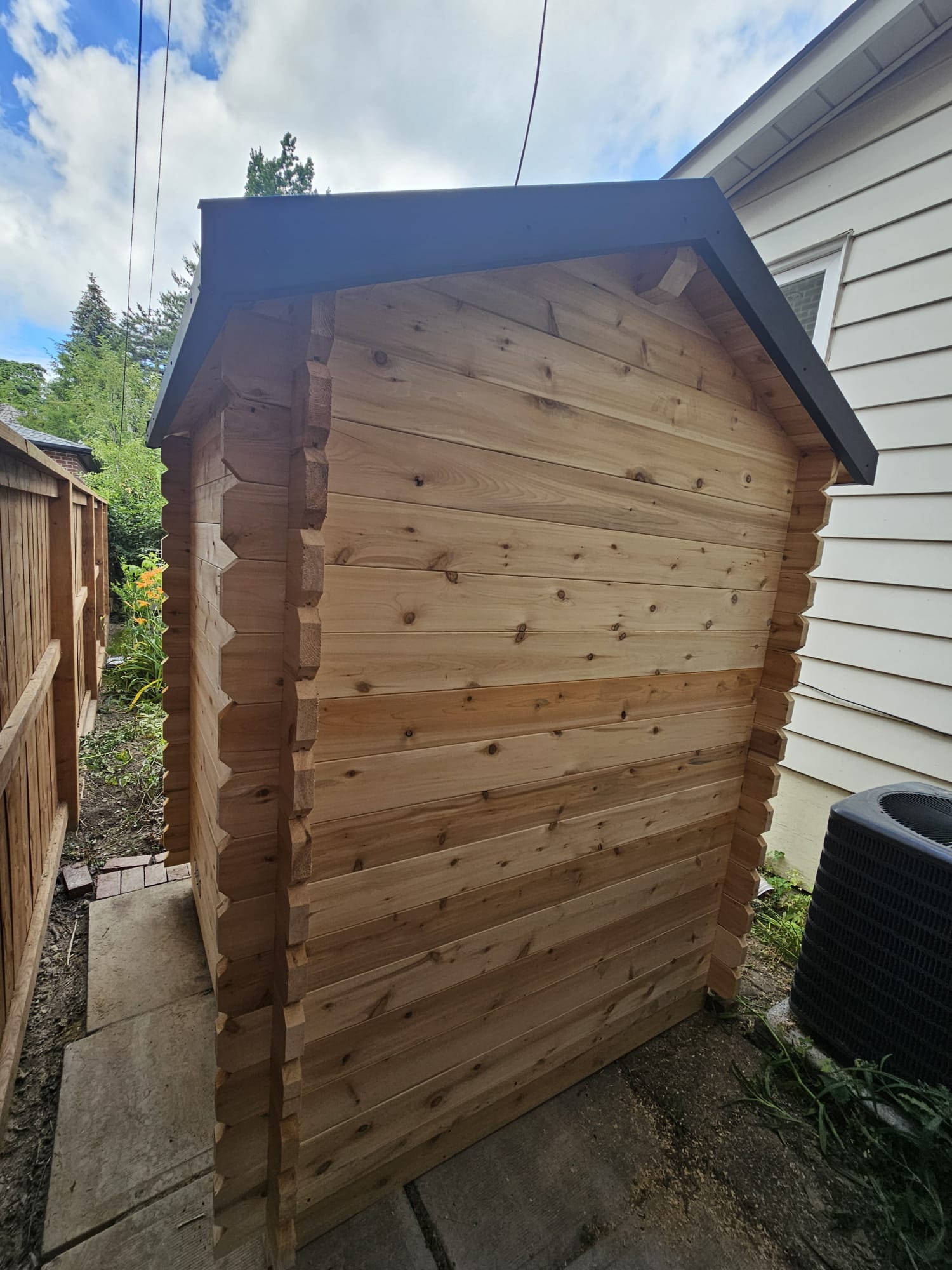 Dundalk Leisure Canadian Timber 2-3 Person Granby Cabin Sauna CTC66W