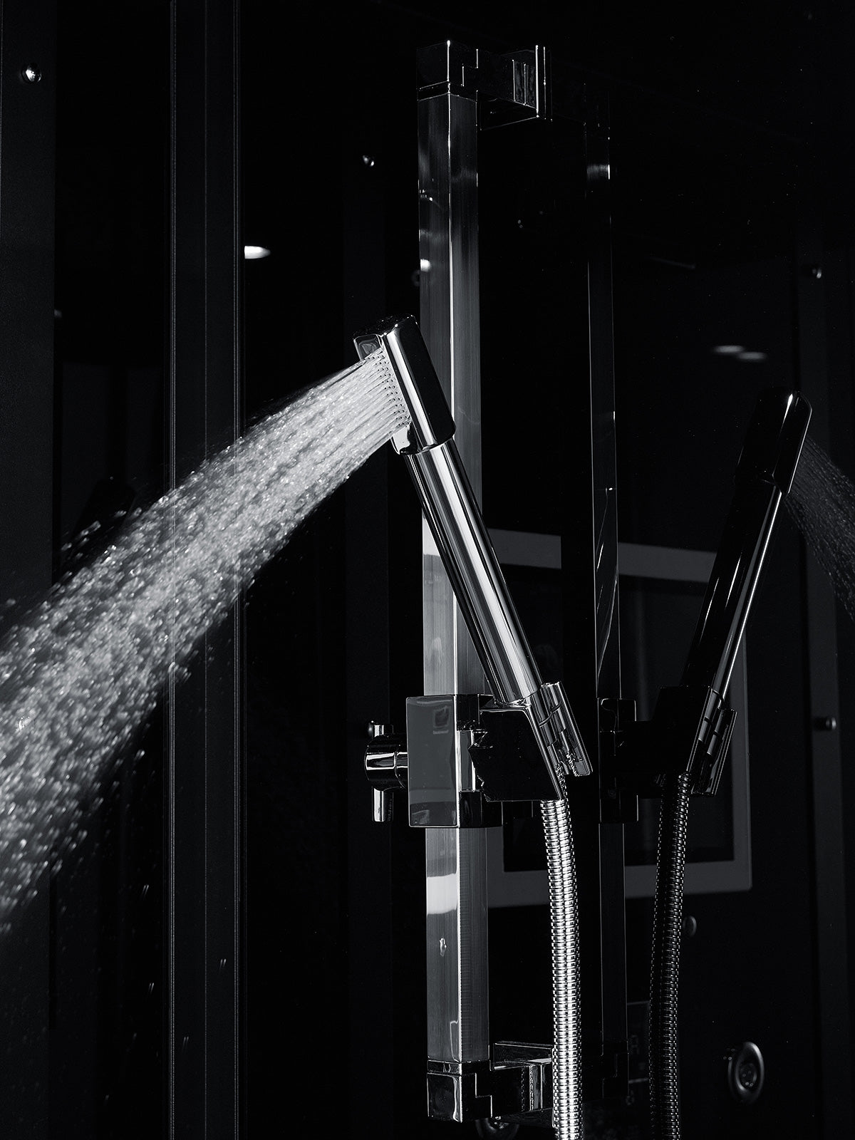 Maya Bath Platinum Lucca Steam Shower with Rainfall Shower & Body Jets