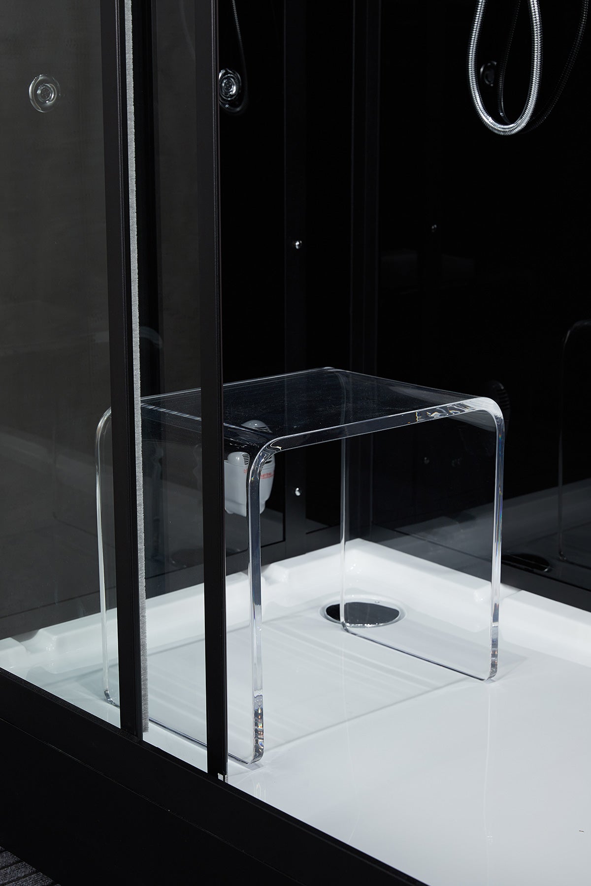 Maya Bath Platinum Lucca Steam Shower with Rainfall Shower & Body Jets