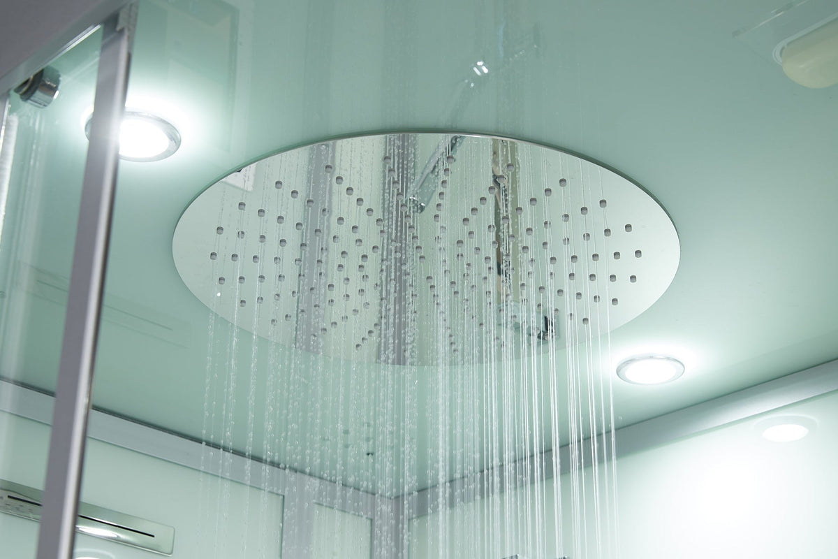 Maya Bath Platinum Lucca Steam Shower with Rainfall Shower & Body Jets