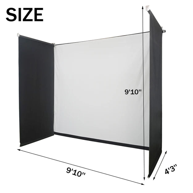 Opulent Motorized Retractable Golf Simulator Enclosure – Remote-Controlled Indoor Golf System