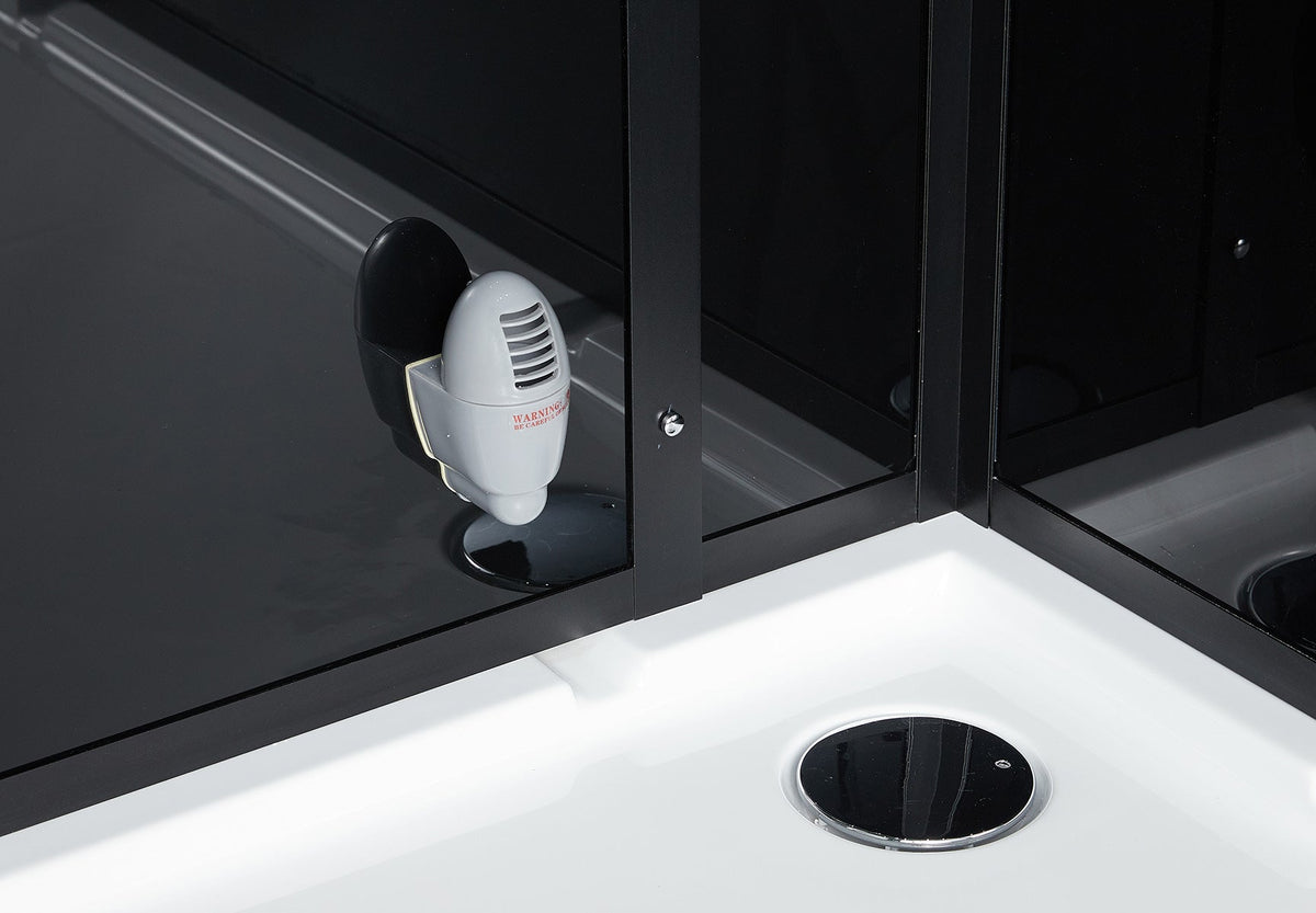 Maya Bath Platinum Anzio Steam Shower with Smart TV & Bluetooth
