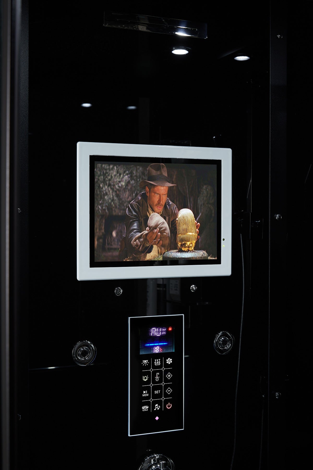Maya Bath Platinum Anzio Steam Shower with Smart TV & Bluetooth