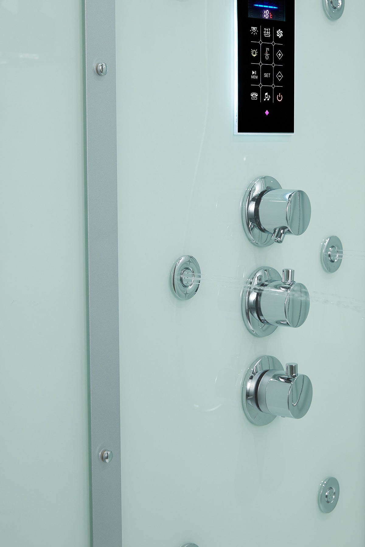 Maya Bath Platinum Anzio Steam Shower with Smart TV & Bluetooth