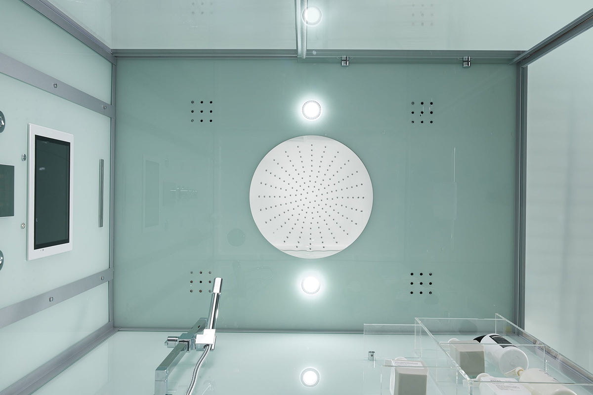 Maya Bath Platinum Anzio Steam Shower with Smart TV & Bluetooth