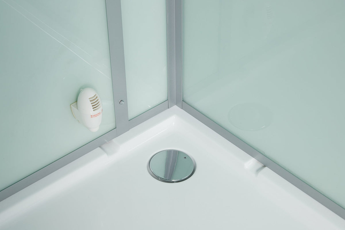 Maya Bath Platinum Anzio Steam Shower with Smart TV & Bluetooth
