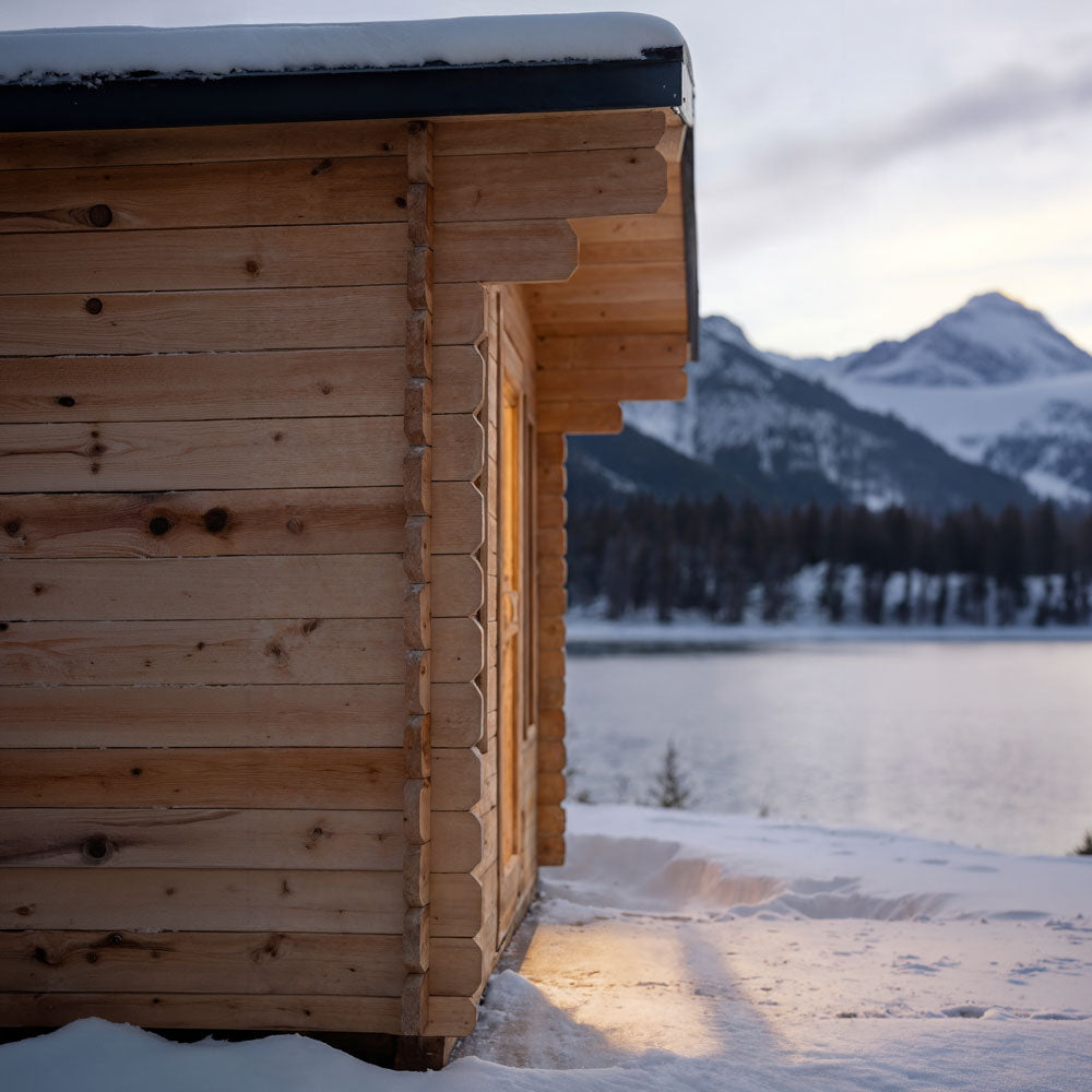 Leisurecraft CT Palmer Outdoor Cabin Sauna – 4 Person