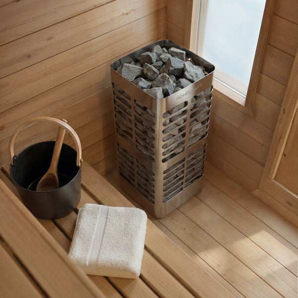 Leisurecraft CT Palmer Outdoor Cabin Sauna – 4 Person