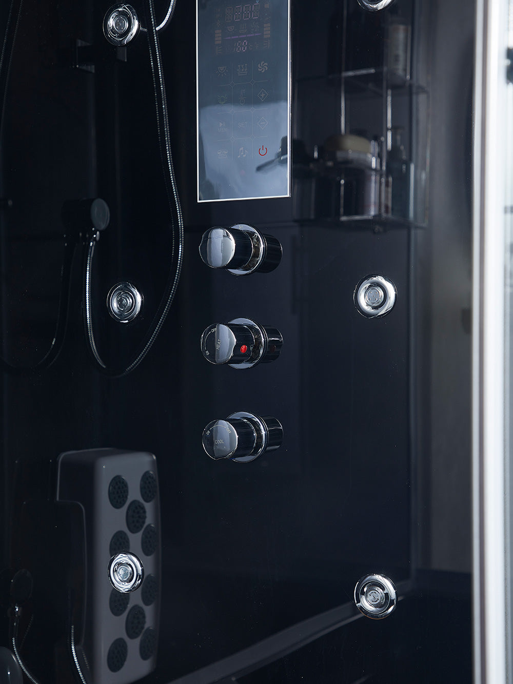 Maya Bath Platinum Catania Steam Shower with Whirlpool Tub & Smart TV
