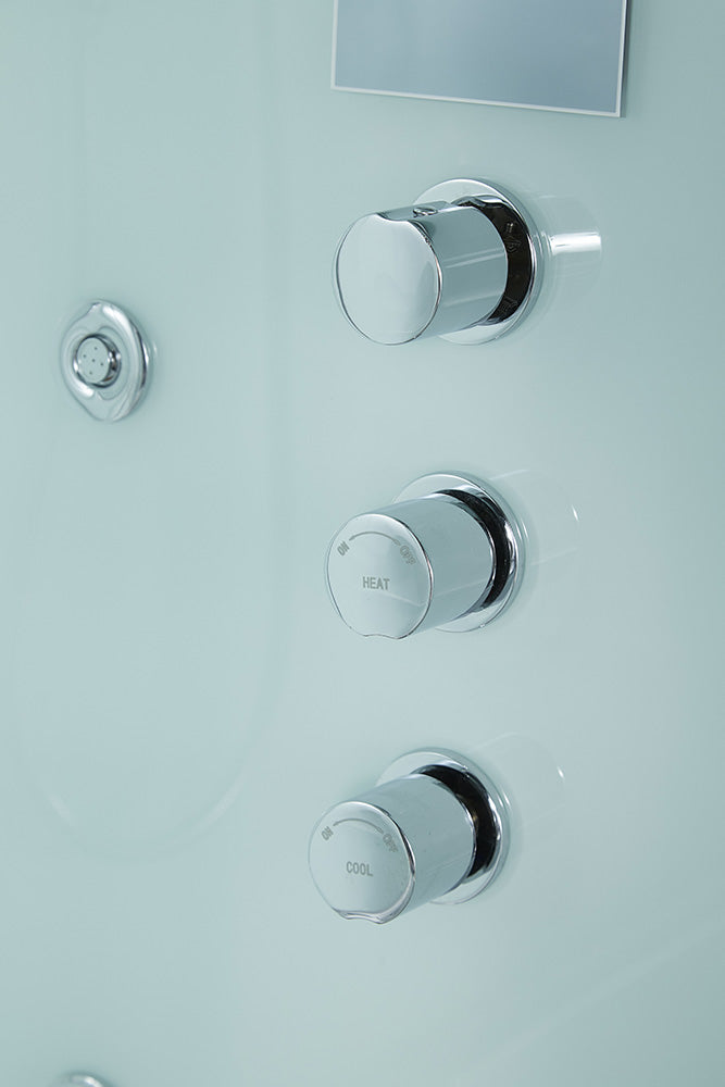 Maya Bath Platinum Catania Steam Shower with Whirlpool Tub & Smart TV