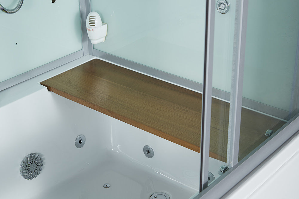 Maya Bath Platinum Catania Steam Shower with Whirlpool Tub & Smart TV