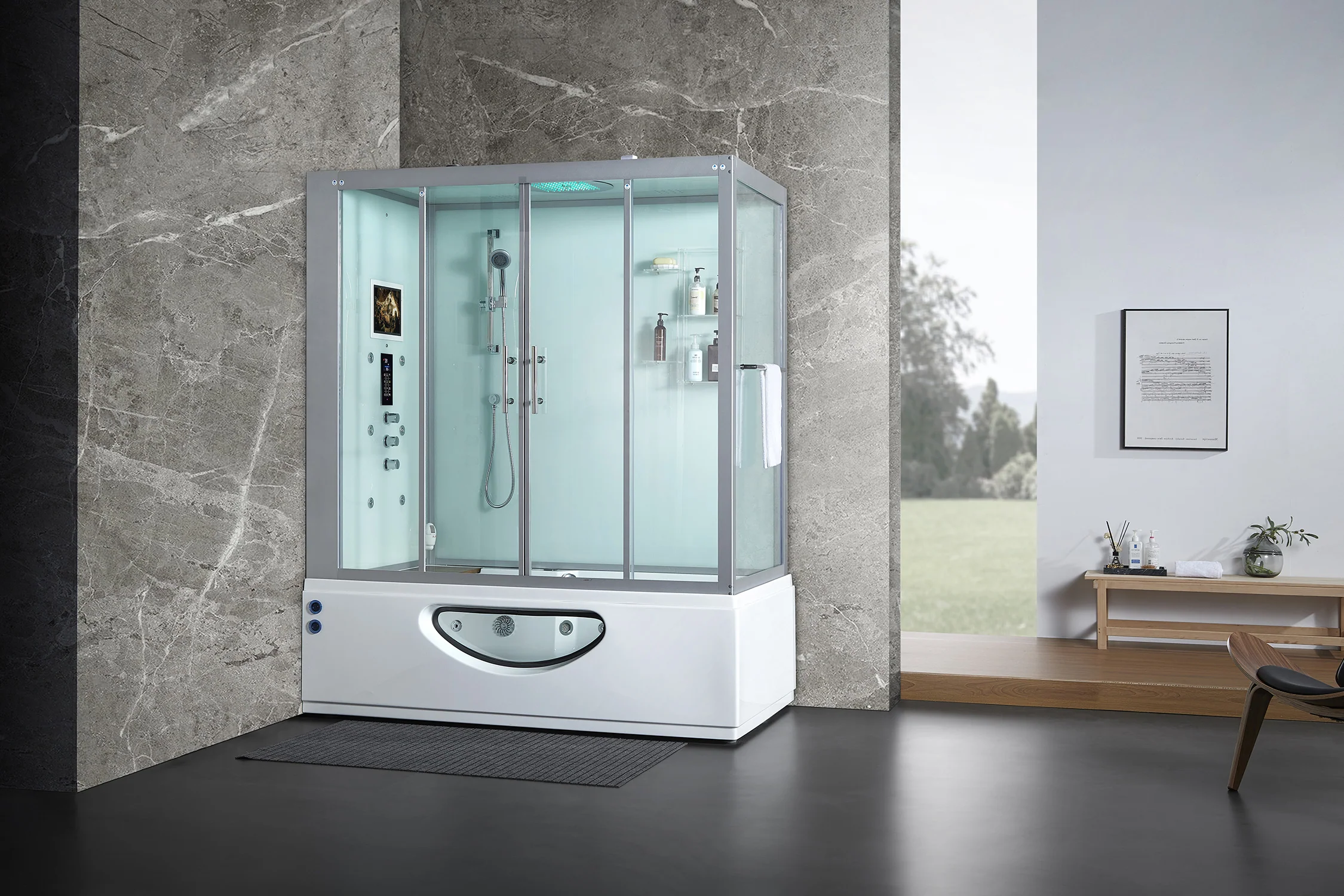 Platinum Catania-L Steam Shower - Opulent Wellness