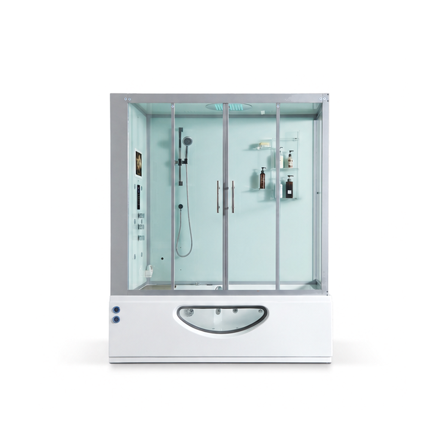 Maya Bath Platinum Catania Steam Shower with Whirlpool Tub & Smart TV
