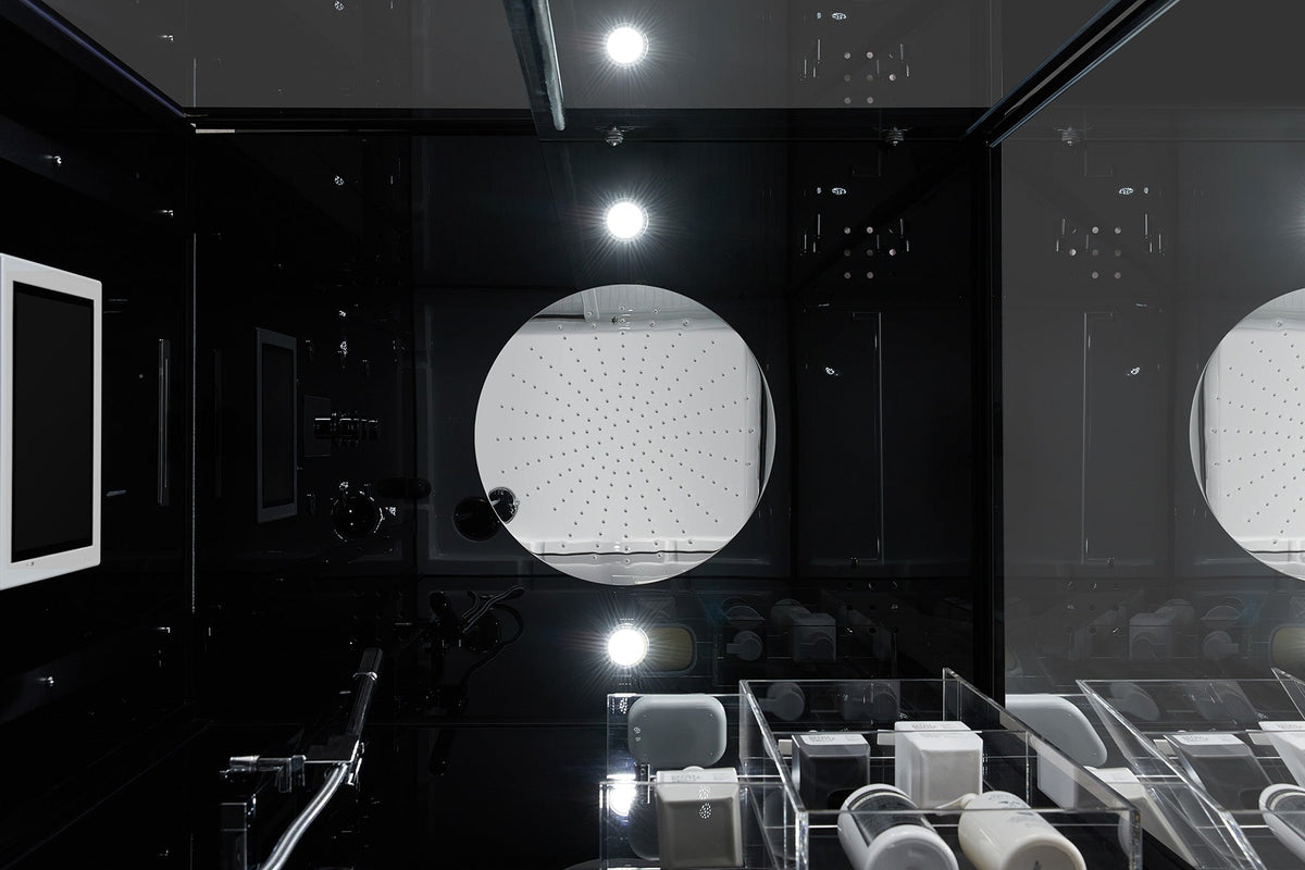 Maya Bath Platinum Lucca Steam Shower with Rainfall Shower & Body Jets