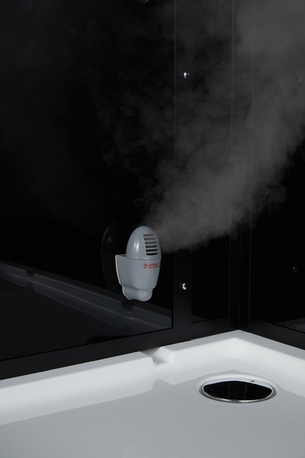 Maya Bath Platinum Lucca Steam Shower with Rainfall Shower & Body Jets