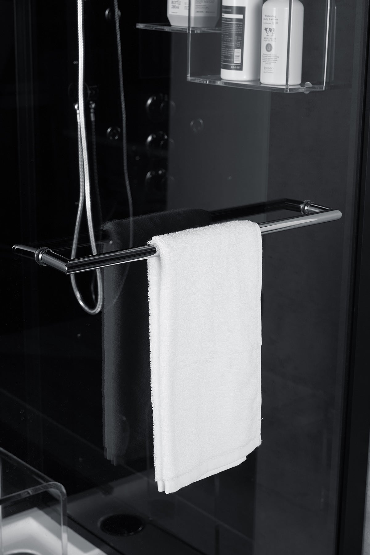 Maya Bath Platinum Lucca Steam Shower with Rainfall Shower & Body Jets