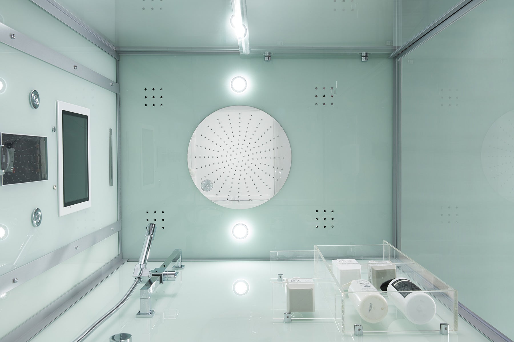 Maya Bath Lucca Platinum Freestanding Steam Shower