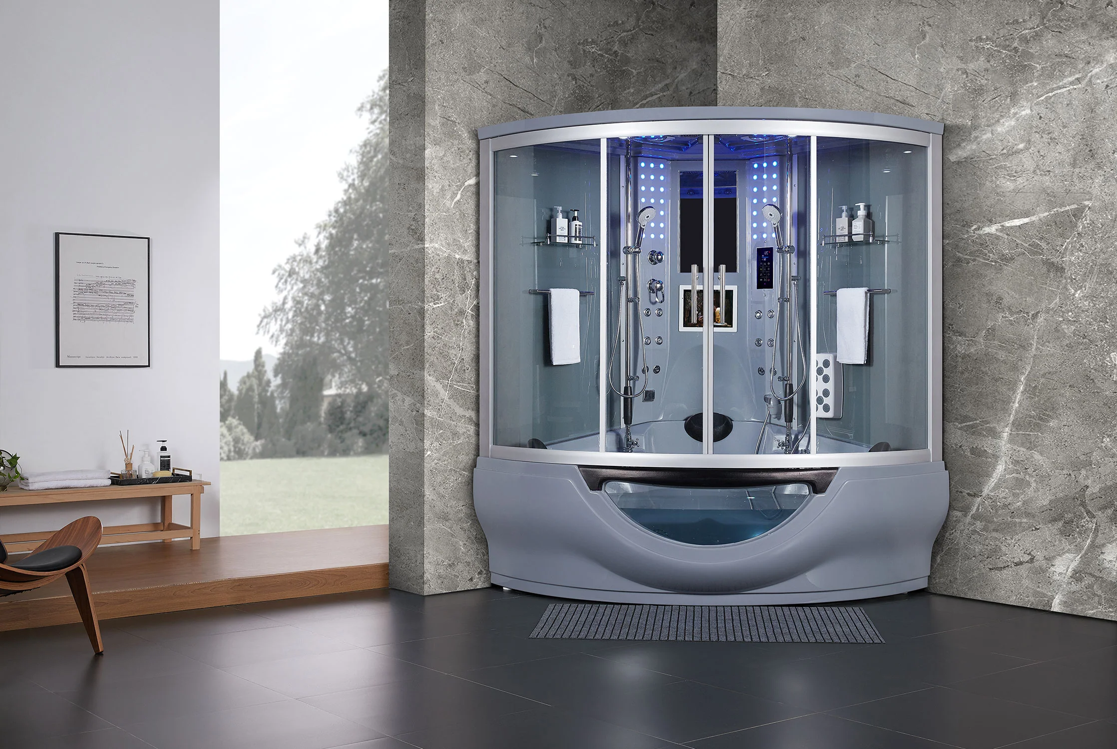 Platinum Superior Steam Shower - Opulent Wellness