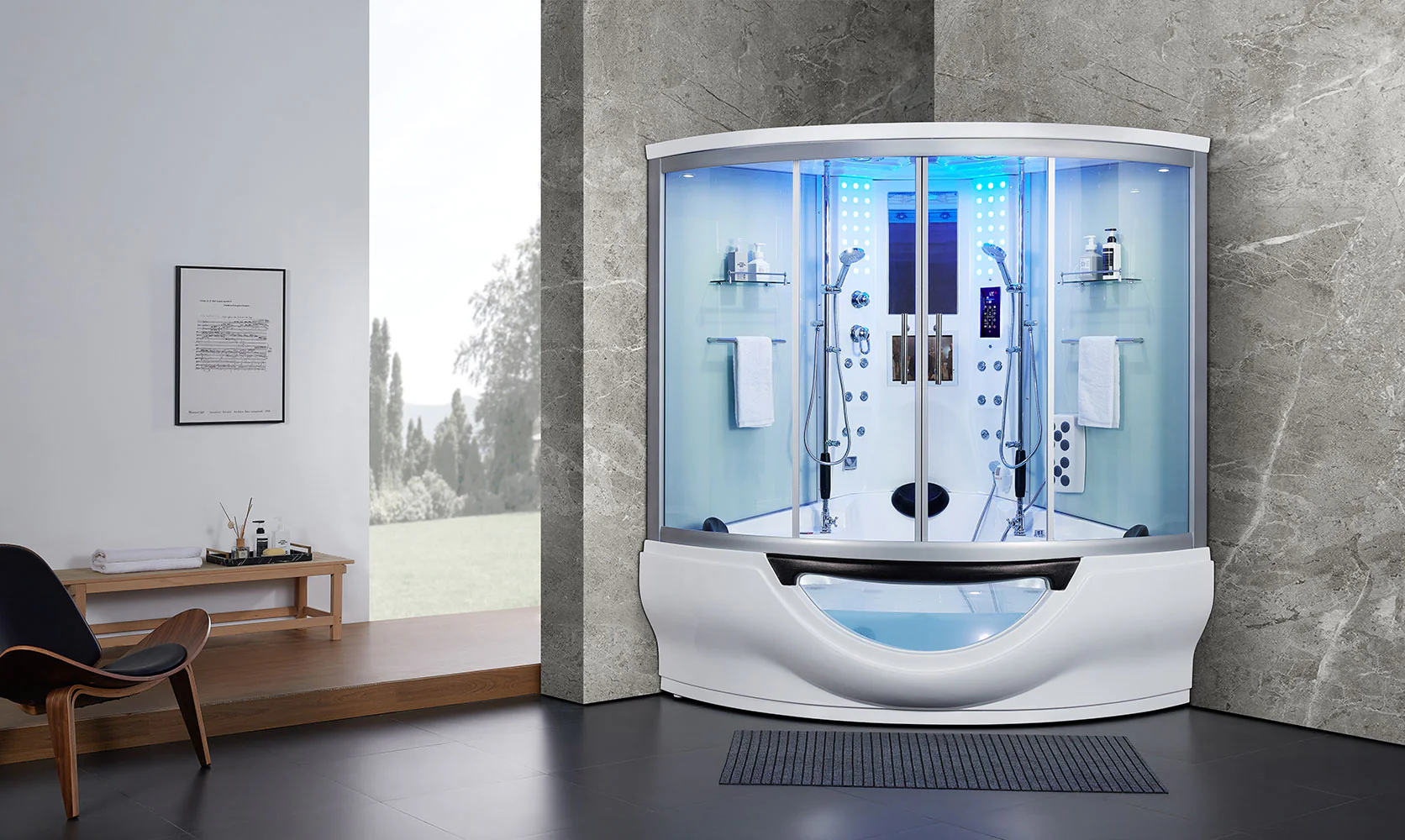 Platinum Superior Steam Shower - Opulent Wellness