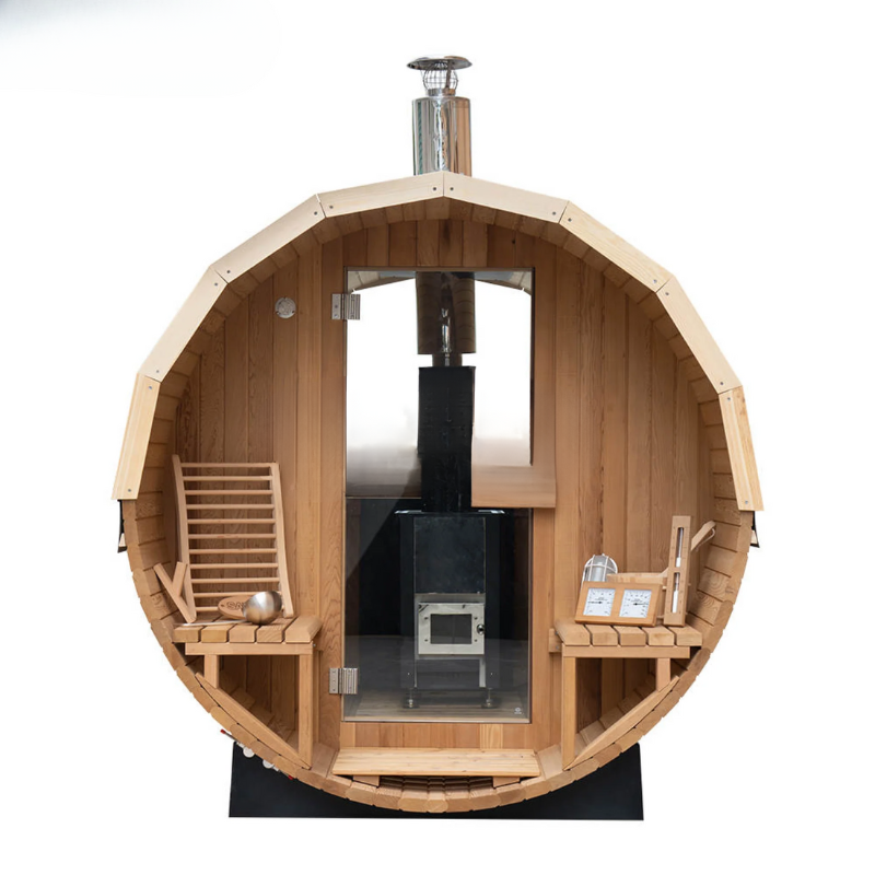 Wood Fire Barrel Sauna - Opulent Wellness